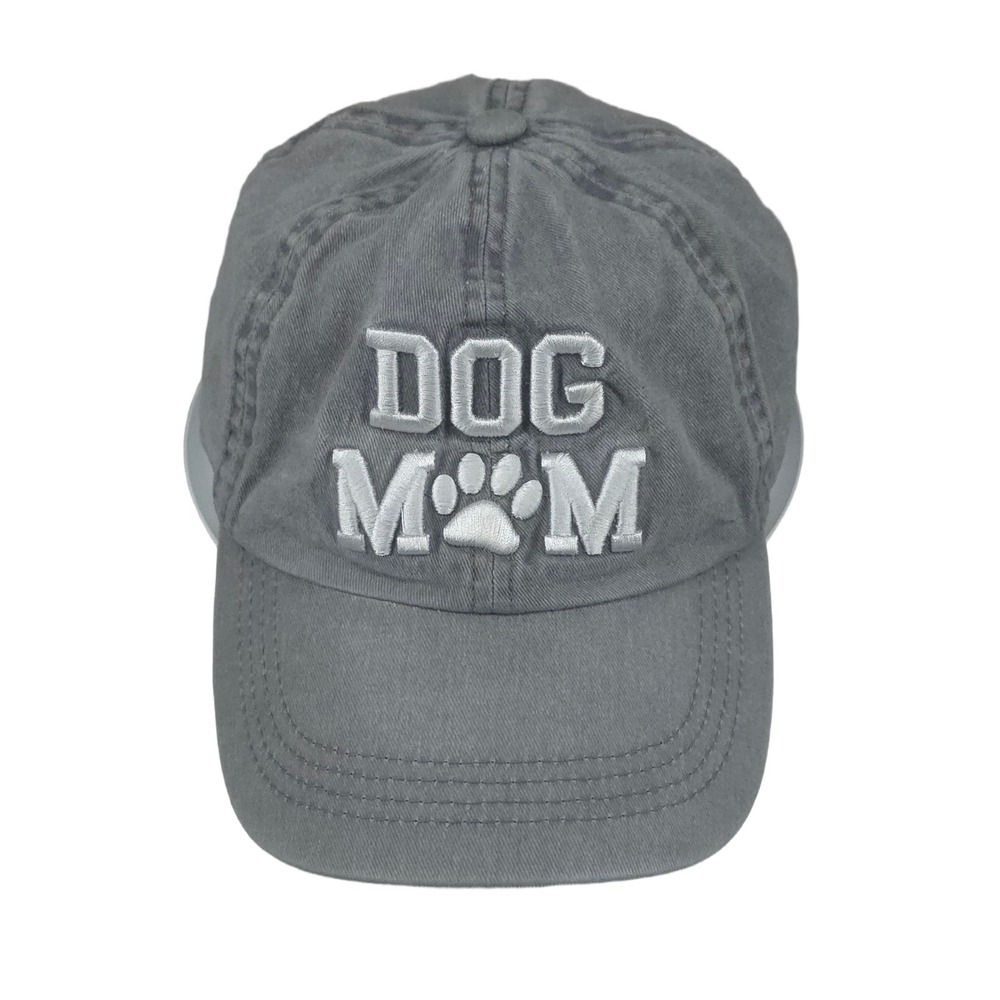 David and Young Dog Mom Embroidered Adjustable Baseball Cap One Size Fits Most